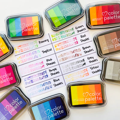 Tsukineko Colour Palette Stamp Pads