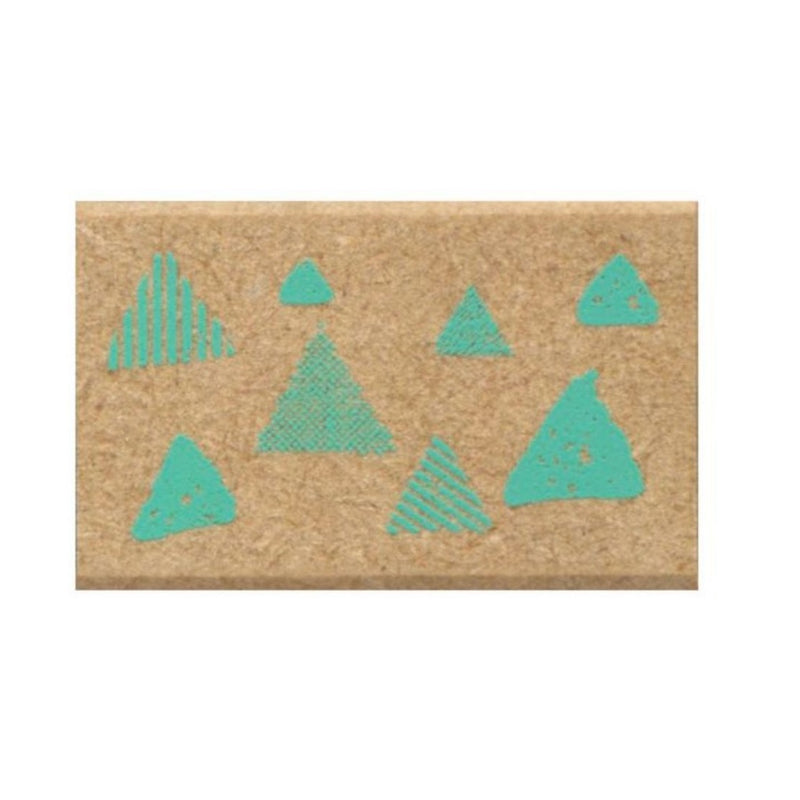 Kodomo No Kao Omekashi Stamp - Full of Triangles