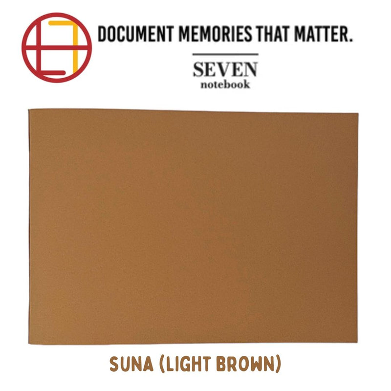 Sakuralala SEVEN Notebook - Suna (Light Brown)