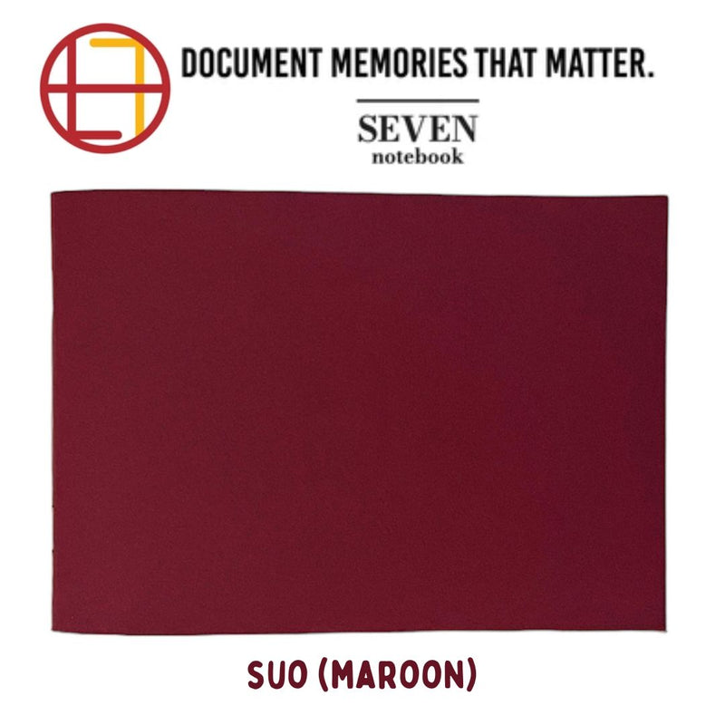 Sakuralala SEVEN Notebook - Suo (Maroon)