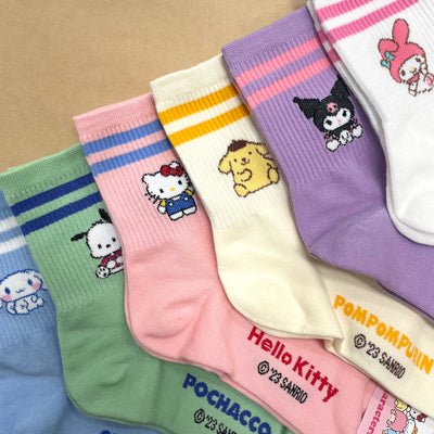 Kikiya Socks x Sanrio Band Long Socks 220-260mm