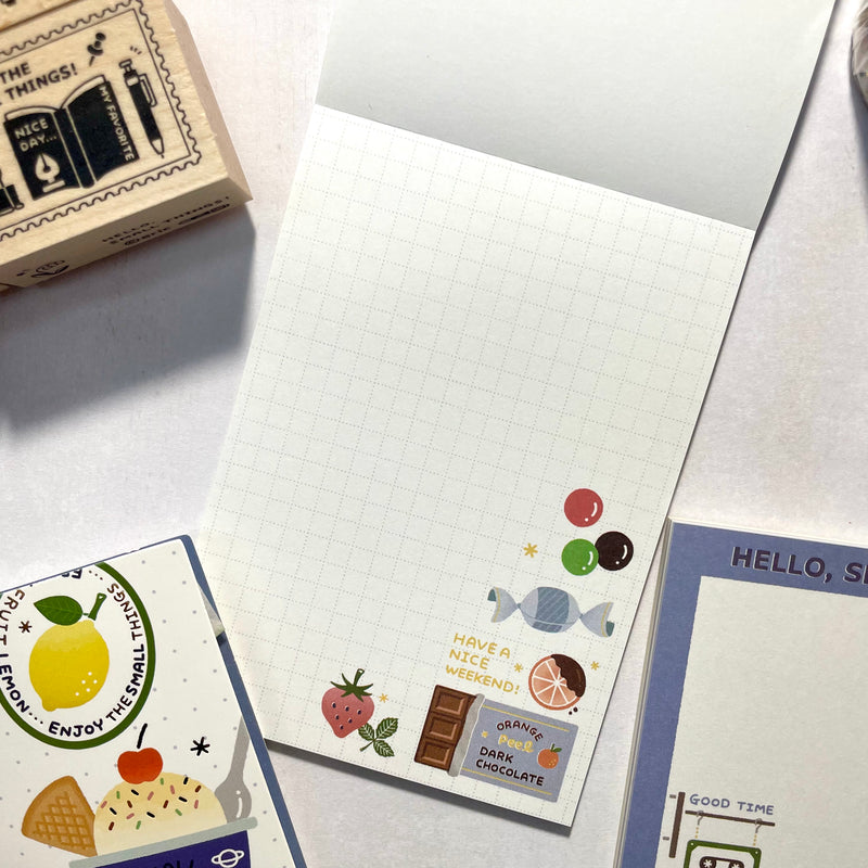 Papier Platz x Eric Hello Small Things! Otegaru Memo - Fruits