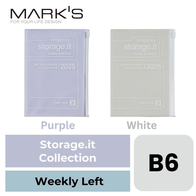 Mark's 2025 B6 Weekly Left Planner - Storage it