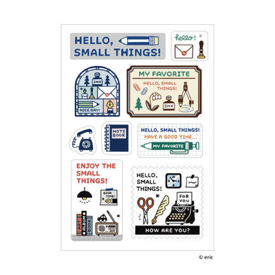 Sanby x Eric Hello Small Things! Multi-Sticker - My Desk