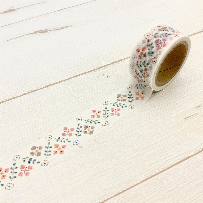 Papier Platz x Nakauchi Waka Washi Tapes - Floral Pattern