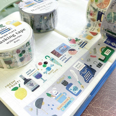 Papier Platz x Eric Hello Small Things! Washi Tapes - Fruits