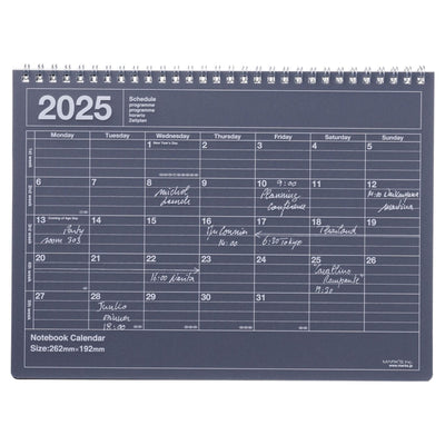 [International Edition] Mark's 2025 Notebook Calendar - Small (B6 Variant)