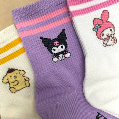 Kikiya Socks x Sanrio Band Long Socks 220-260mm