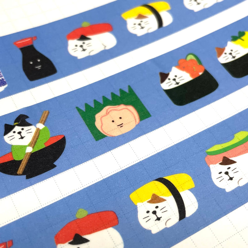 Papier Platz x Concombre Washi Tape - Matari Sushi