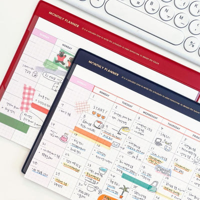 Jam Studio A5 Monthly Desk Pad & Refills