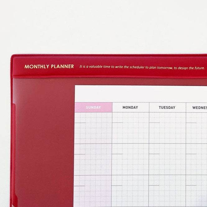 Jam Studio A5 Monthly Desk Pad & Refills