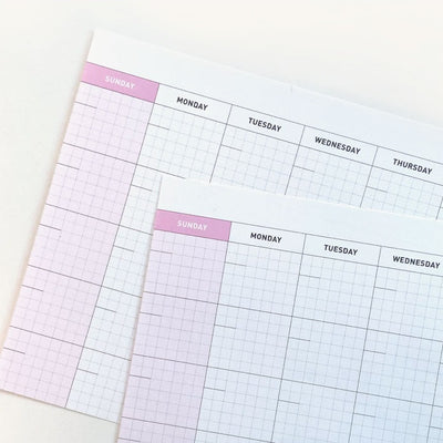 Jam Studio A5 Monthly Desk Pad & Refills