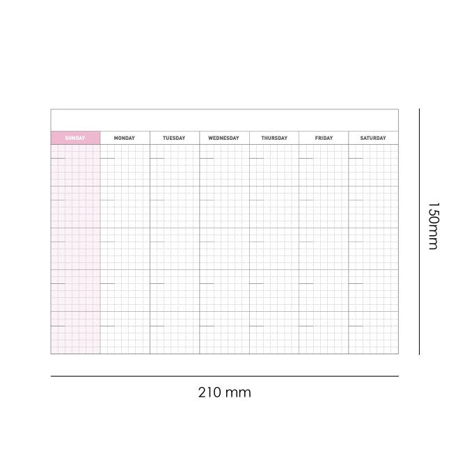 Jam Studio A5 Monthly Desk Pad & Refills