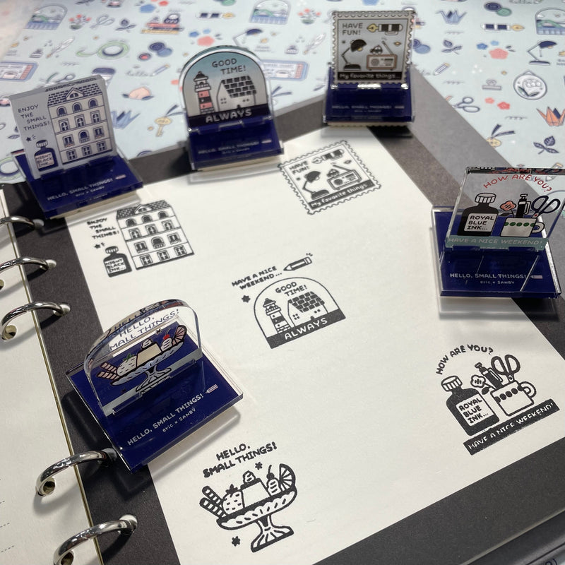 Sanby x Eric Hello Small Things! Acrylic Stand Stamps