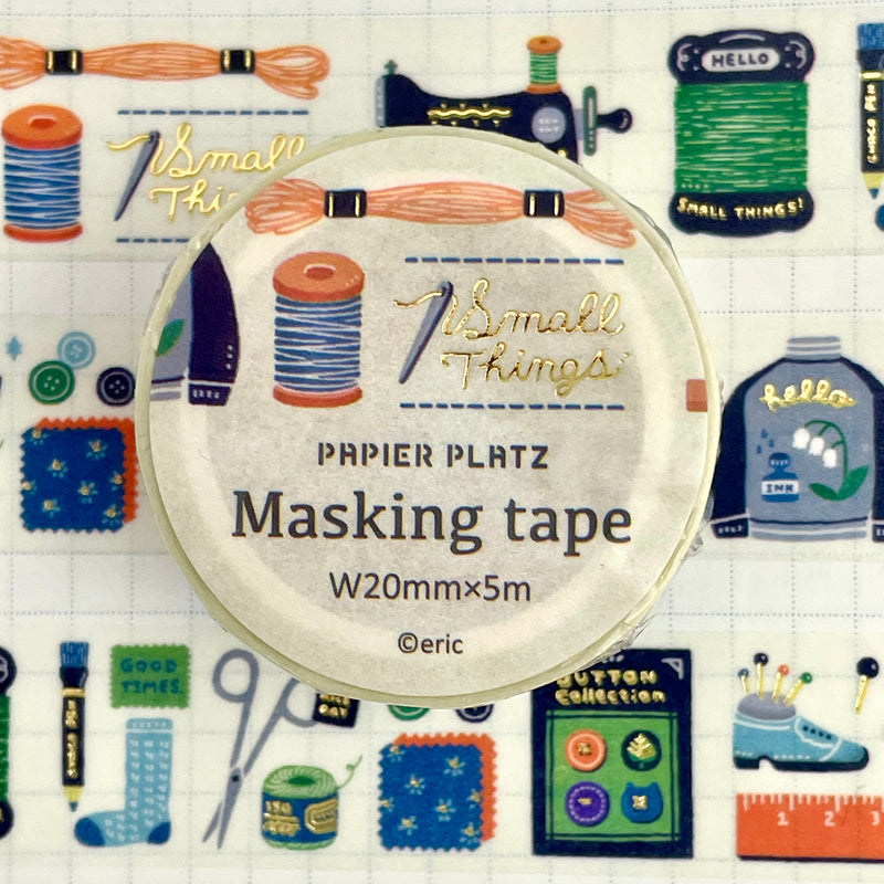 Papier Platz x Eric Hello Small Things! Washi Tapes - Sewing