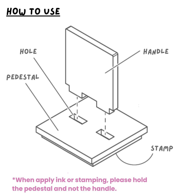 Sanby x Eric Hello Small Things! Acrylic Stand Stamps