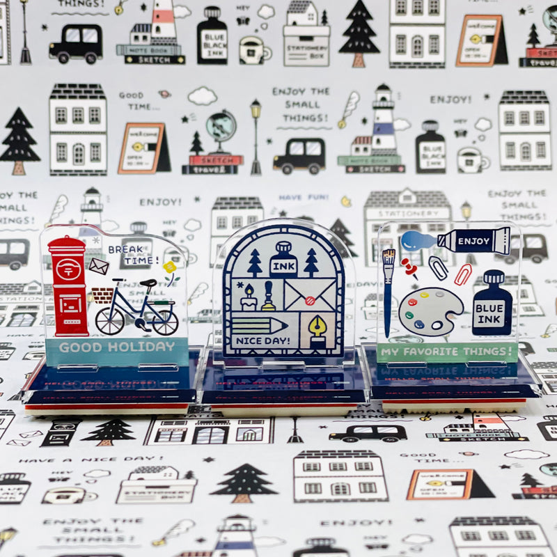 Sanby x Eric Hello Small Things! Acrylic Stand Stamps