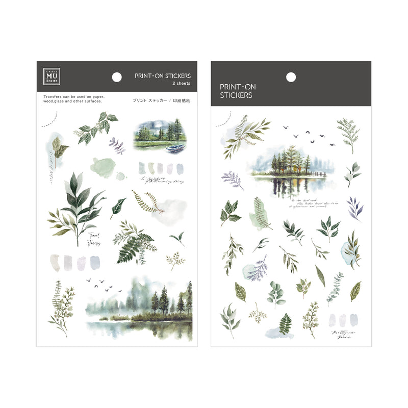 MU Lifestyle Print-On Stickers - 216 The Sound of Nature