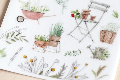 MU Lifestyle Print-On Stickers - 217 Gardening Life