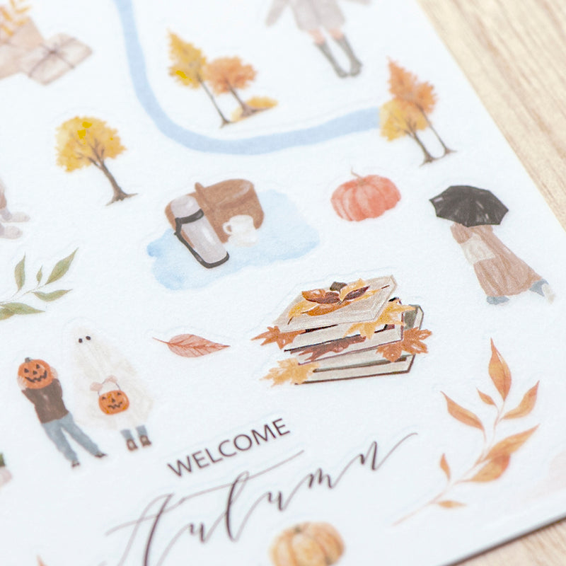 MU Lifestyle Print-On Stickers - 255 Autumn Life