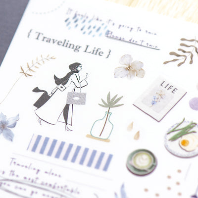 MU Lifestyle Print-On Stickers - 256 Travelling Life