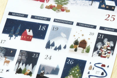 MU Lifestyle Print-On Stickers - Christmas Calendar