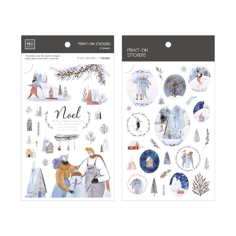 MU Lifestyle Print-On Stickers - Chirstmas Noel