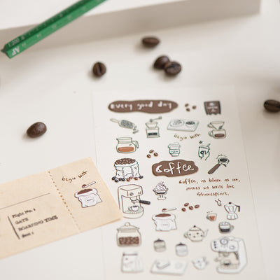 MU Lifestyle Pop-Up Sticker - 013 Coffee Time