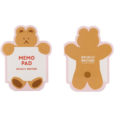 Mark's x Brunch Brother Memo Pad - Bear