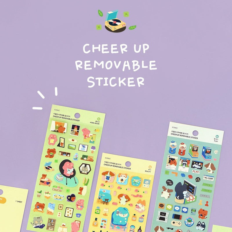 Iconic Cheer Up Removable Stickers