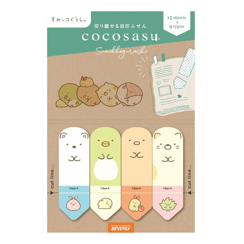 San-X Sumikko Gurashi x Beverly Cocosasu Sticky Note Page Markers - Up