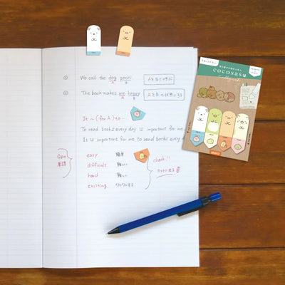 San-X Sumikko Gurashi x Beverly Cocosasu Sticky Note Page Markers - Up