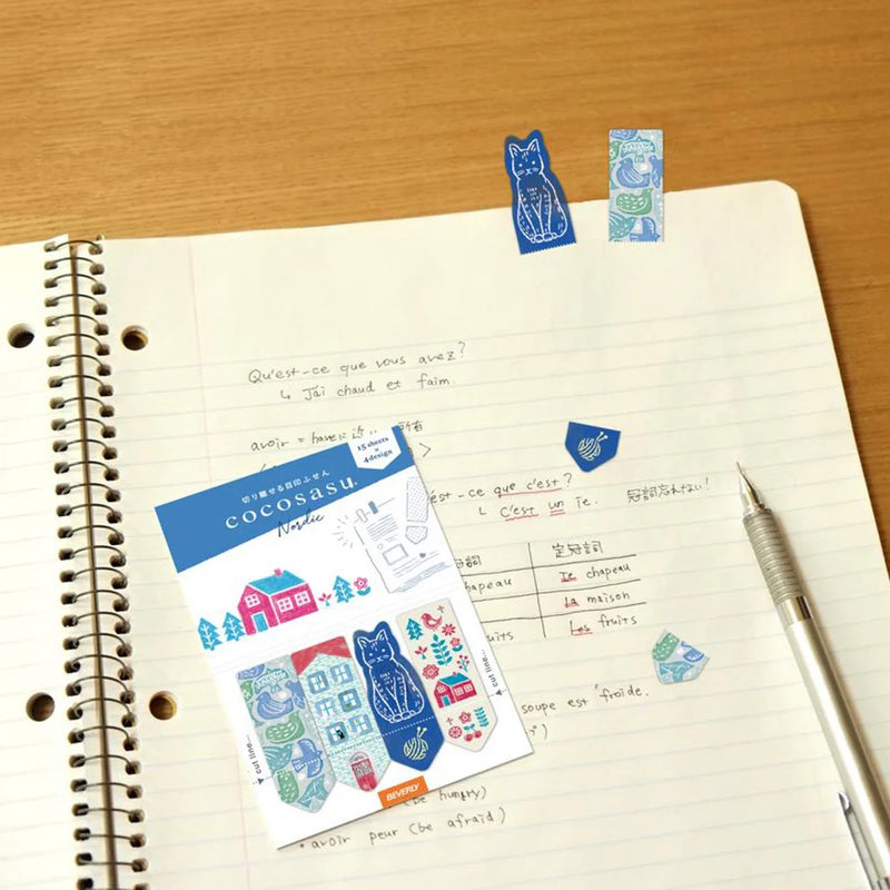 Beverly Cocosasu Sticky Note Page Markers - Nordic