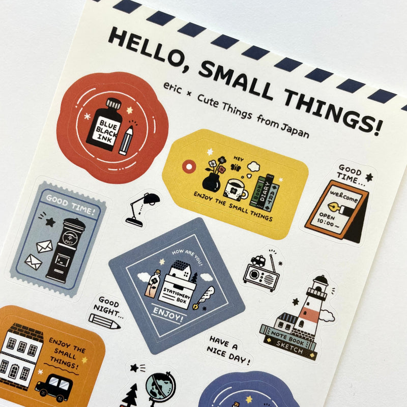 Eric x Cute Things From Japan Stickers - Hello Small Things