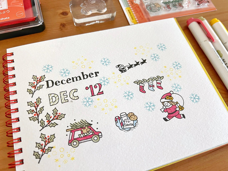 Sakuralala x Igloo*Dining* 365™ Clear Stamps - December