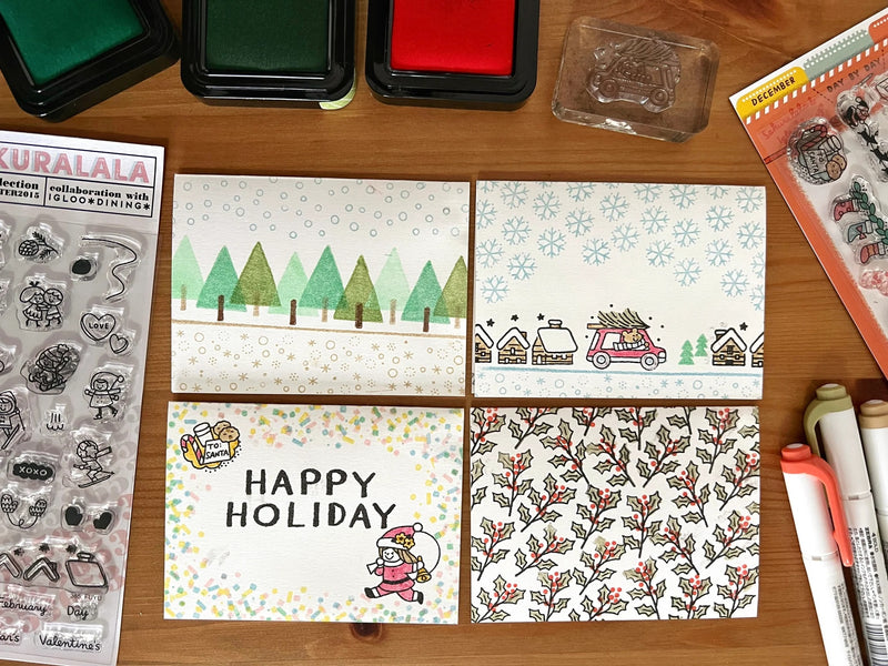 Sakuralala x Igloo*Dining* 365™ Clear Stamps - December