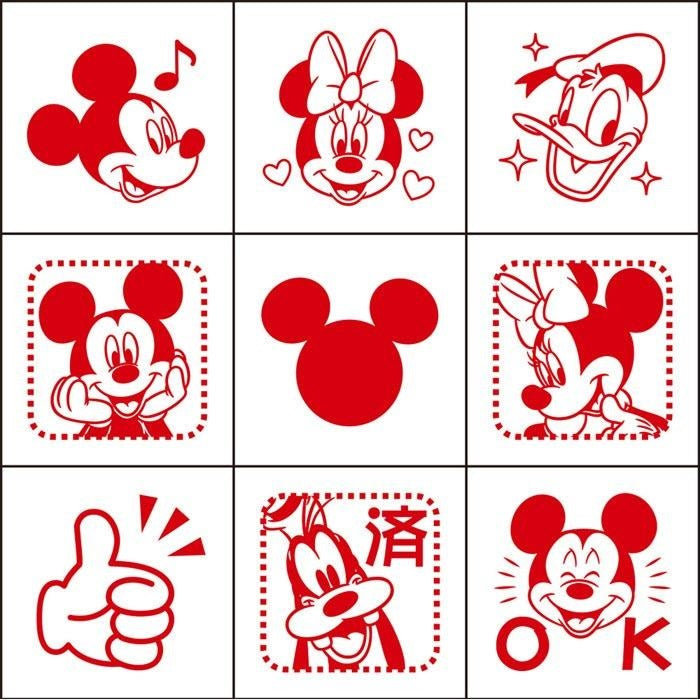 [Limited Edition] Beverly x Disney Stamp Set with Case - Mickey & Friends