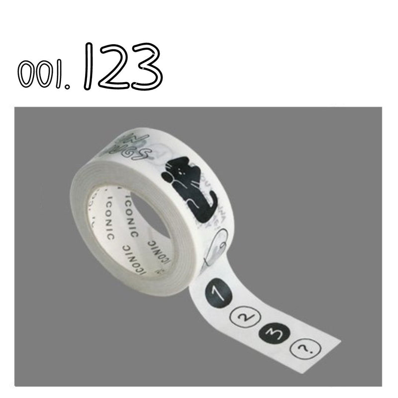 Iconic Doodle Masking Tapes