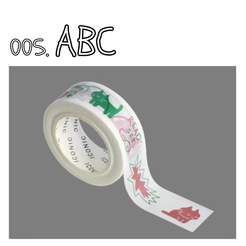 Iconic Doodle Masking Tapes