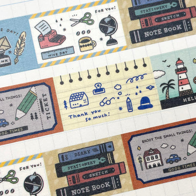 Papier Platz x Eric Hello Small Things! Washi Tapes - Memories