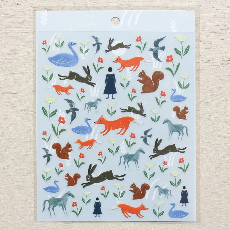 Cozyca Products x Nishi Shuku Clear Sticker - Garden