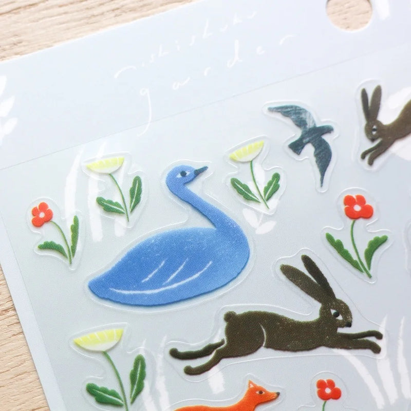 Cozyca Products x Nishi Shuku Clear Sticker - Garden