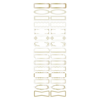 Mark's Masté Writable Masking Stickers with Gold Foil