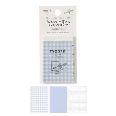 Mark's Masté Writable Perforated Masking Sheet - Gingham Check