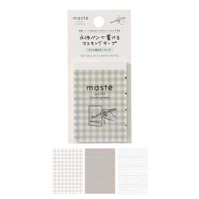 Mark's Masté Writable Perforated Masking Sheet - Gingham Check