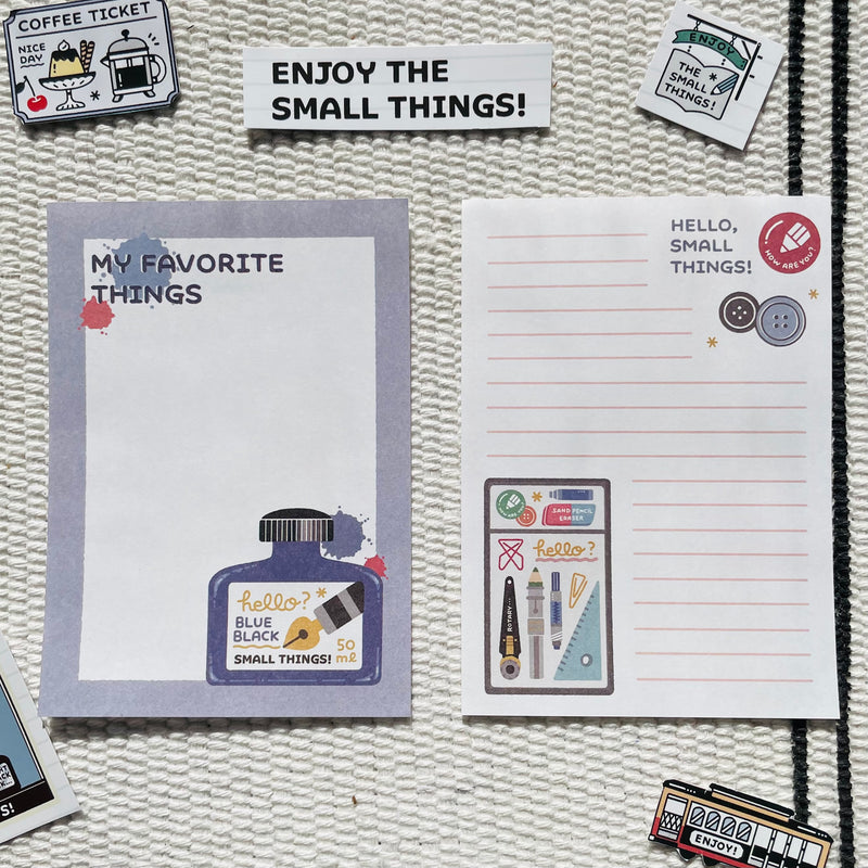 Papier Platz x Eric Hello Small Things! Otegaru Memo - Writing Utensils