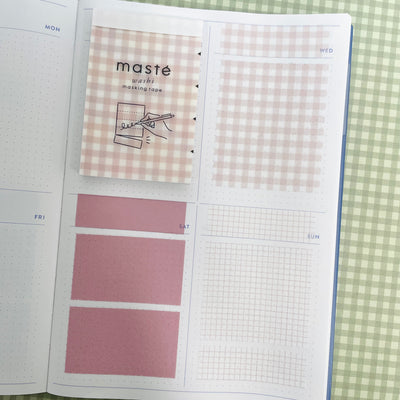 Mark's Masté Writable Perforated Masking Sheet - Gingham Check