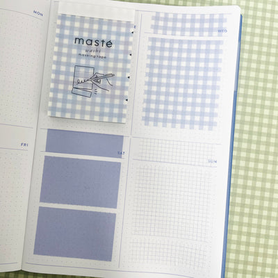 Mark's Masté Writable Perforated Masking Sheet - Gingham Check