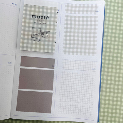 Mark's Masté Writable Perforated Masking Sheet - Gingham Check