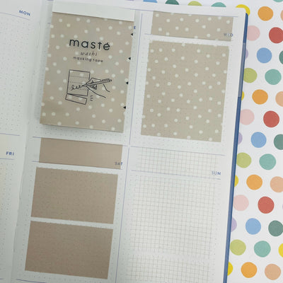 Mark's Masté Writable Perforated Masking Sheet - Dot | Beige